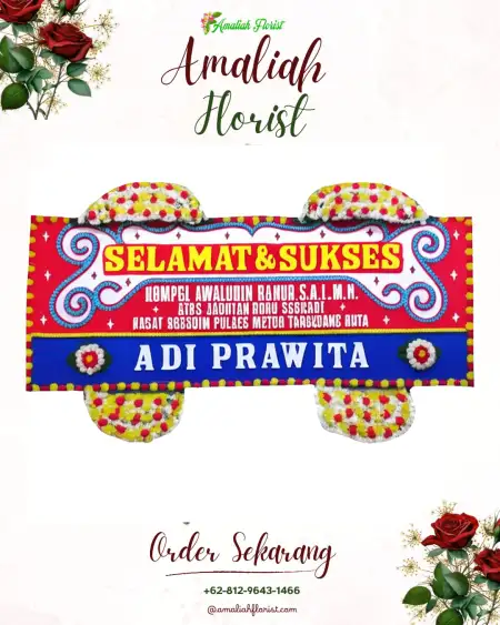 Papan Bunga Ucapan Selamat Watuaji